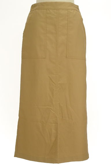 Melan Cleuge（メランクルージュ）の古着「リネン混タイトロングスカート（ロングスカート・マキシスカート）」大画像１へ