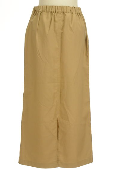 Melan Cleuge（メランクルージュ）の古着「リネン混タイトロングスカート（ロングスカート・マキシスカート）」大画像２へ