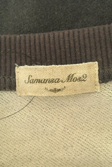 SM2（サマンサモスモス）の古着「ロゴ刺繍入りロングスウェットワンピース（ワンピース・チュニック）」大画像６へ