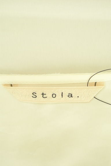 Stola.（ストラ）の古着「透かし編みニット切替６分袖プルオーバー（カットソー・プルオーバー）」大画像６へ