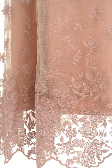 WILLSELECTION（ウィルセレクション）の古着「花刺繍入りチュールロングスカート（ロングスカート・マキシスカート）」大画像５へ