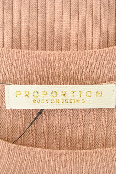 PROPORTION BODY DRESSING（プロポーションボディ ドレッシング）の古着「レース袖リブニットトップス（ニット）」大画像６へ