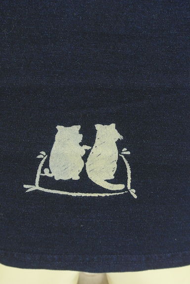 drug store's（ドラッグストアーズ）の古着「猫＆ブタプリント七分袖カットソー（Ｔシャツ）」大画像５へ