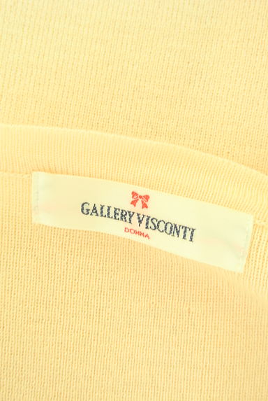 GALLERY VISCONTI（ギャラリービスコンティ）の古着「リボン付きニット＋フリルロングカーディガン（アンサンブル）」大画像６へ