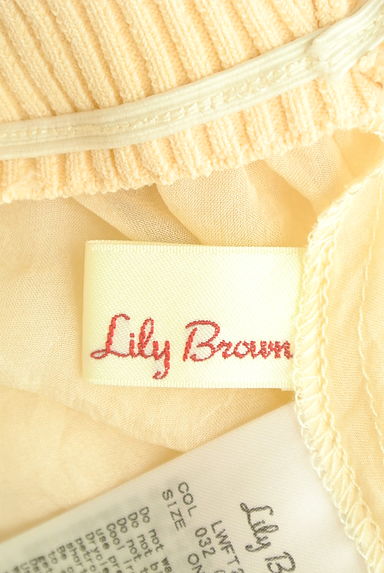 Lily Brown（リリーブラウン）の古着「リブウエストシフォンカットソー（カットソー・プルオーバー）」大画像６へ