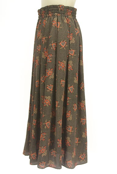 Lois CRAYON（ロイスクレヨン）の古着「ペイズリー花柄ロングシフォンスカート（ロングスカート・マキシスカート）」大画像３へ