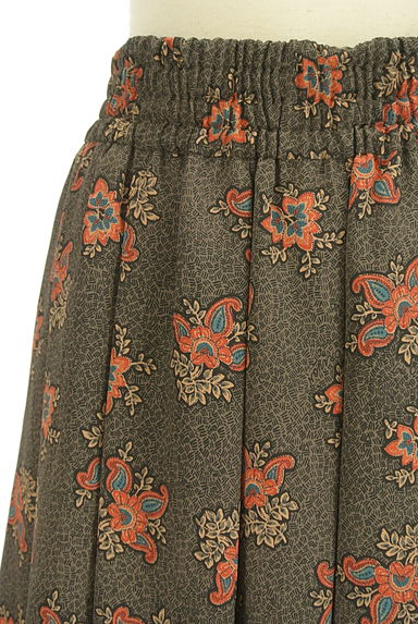 Lois CRAYON（ロイスクレヨン）の古着「ペイズリー花柄ロングシフォンスカート（ロングスカート・マキシスカート）」大画像４へ