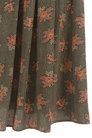 Lois CRAYON（ロイスクレヨン）の古着「ペイズリー花柄ロングシフォンスカート（ロングスカート・マキシスカート）」大画像５へ