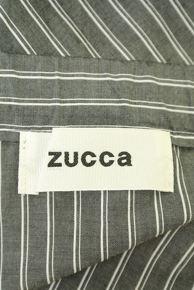 ZUCCa（ズッカ）の古着「ミモレ丈ストライプ切替イレギュラーヘムスカート（スカート）」大画像６へ