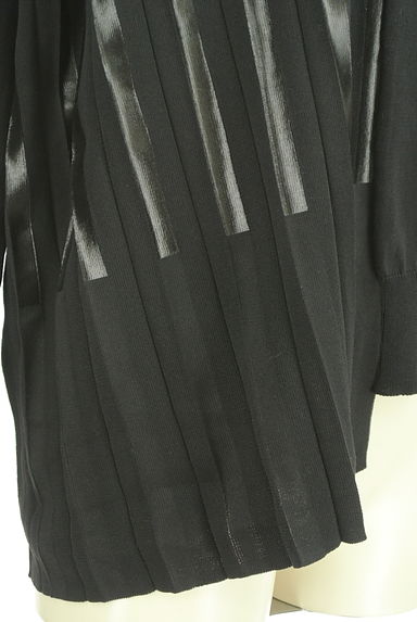 ZUCCa（ズッカ）の古着「光沢プリーツ切替アシメニット（ニット）」大画像５へ