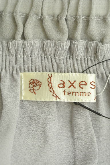axes femme（アクシーズファム）の古着「フラワー刺繍ギャザーブラウス（カットソー・プルオーバー）」大画像６へ