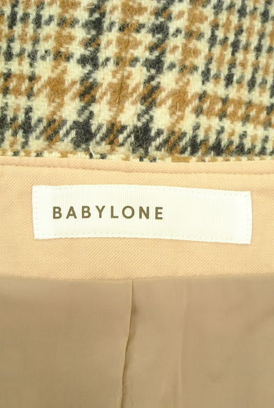 BABYLONE（バビロン）の古着「チェック柄ウールタイトロングスカート（ロングスカート・マキシスカート）」大画像６へ