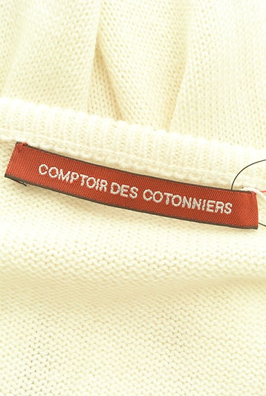 Comptoir des Cotonniers（コントワーデコトニエ）の古着「Vネックフレンチスリーブニット（ニット）」大画像６へ