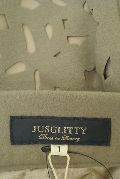 JUSGLITTY（ジャスグリッティー）の古着「切り絵風カッティンミディタイトスカート（スカート）」大画像６へ