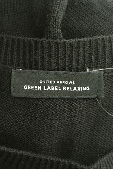 UNITED ARROWS（ユナイテッドアローズ）の古着「リブタートルベスト付きニットロングワンピ（ワンピース・チュニック）」大画像６へ