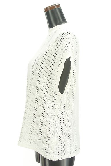 SHIPS（シップス）の古着「透かし編みフレンチスリーブニット（ニット）」大画像３へ