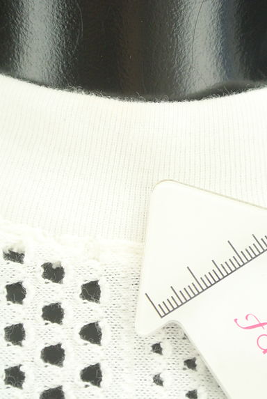 SHIPS（シップス）の古着「透かし編みフレンチスリーブニット（ニット）」大画像５へ