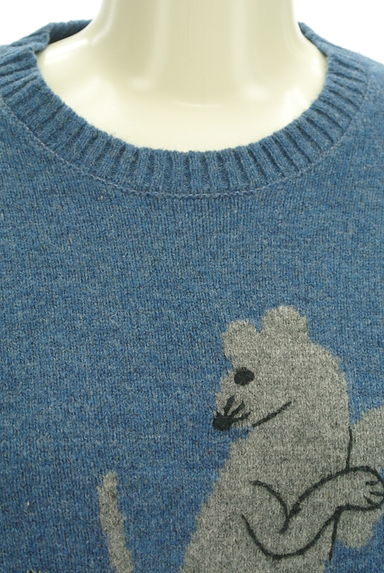 Ne-net（ネネット）の古着「猫＆ネズミニットトップス（ニット）」大画像４へ