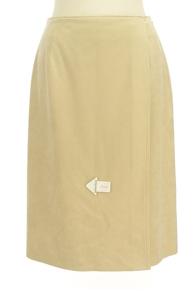 LAUTREAMONT（ロートレアモン）の古着「ラップ風スウェードミディスカート（スカート）」大画像４へ