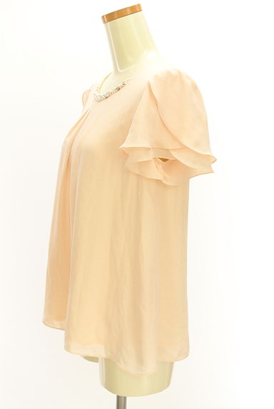 Debut de Fiore by LAISSE PASSE（デビュー・ド・フィオレ）の古着「パールネックシフォンカットソー（カットソー・プルオーバー）」大画像３へ