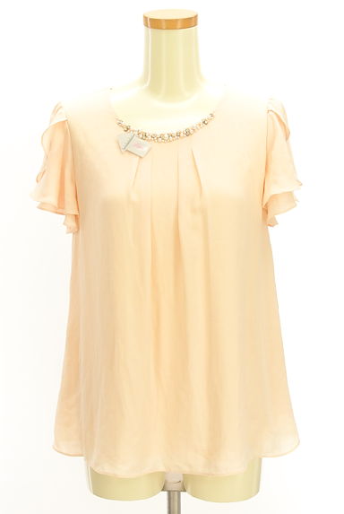 Debut de Fiore by LAISSE PASSE（デビュー・ド・フィオレ）の古着「パールネックシフォンカットソー（カットソー・プルオーバー）」大画像４へ