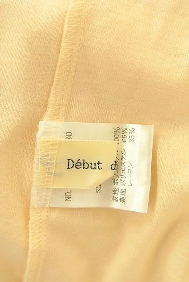 Debut de Fiore by LAISSE PASSE（デビュー・ド・フィオレ）の古着「パールネックシフォンカットソー（カットソー・プルオーバー）」大画像６へ