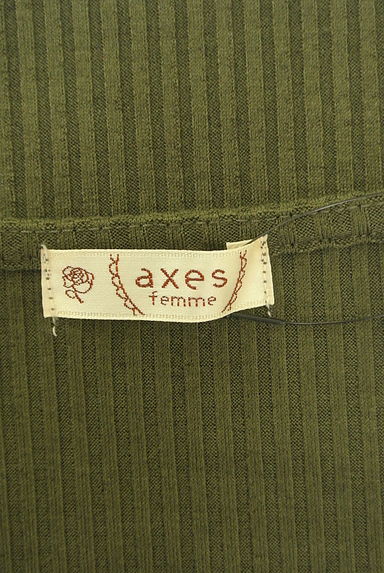 axes femme（アクシーズファム）の古着「レース切替五分袖リブカットソー（カットソー・プルオーバー）」大画像６へ