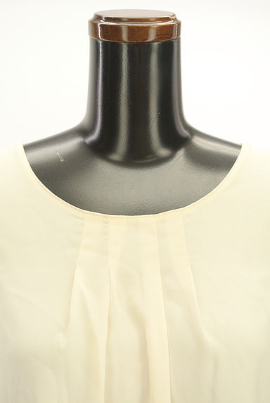 axes femme（アクシーズファム）の古着「刺繍入りシアー袖シフォンカットソー（カットソー・プルオーバー）」大画像４へ
