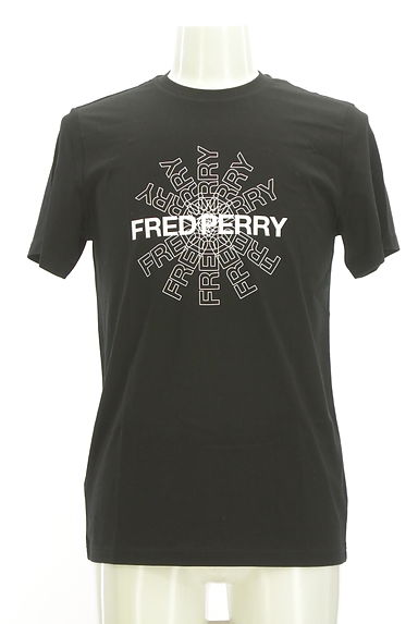 FRED PERRY（フレッドペリー）の古着「ロゴプリントクルーネックＴシャツ（Ｔシャツ）」大画像１へ