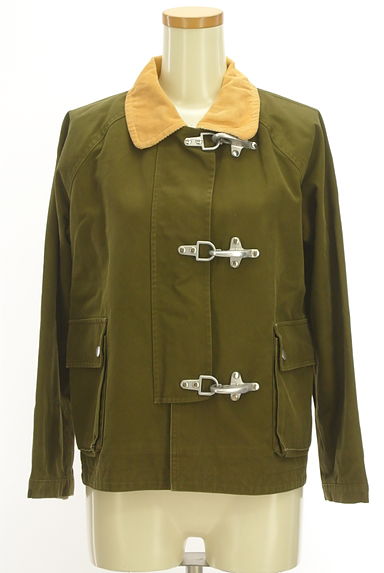 BEAMS Women's（ビームス　ウーマン）の古着「切替襟ミリタリーショートジャケット（コート）」大画像１へ