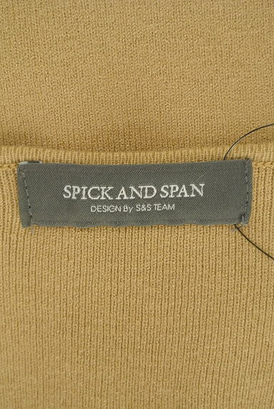 Spick and Span（スピック＆スパン）の古着「ドロップショルダー膝下丈Vネックニットワンピース（ニット）」大画像６へ