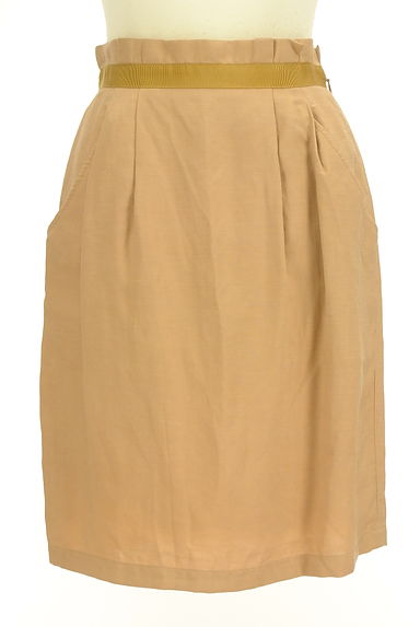 NOLLEY'S sophi（ノーリーズソフィ）の古着「リネン混タックタイトミニスカート（ミニスカート）」大画像１へ