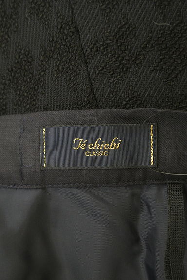 Te chichi（テチチ）の古着「千鳥格子柄ミディスカート（スカート）」大画像６へ