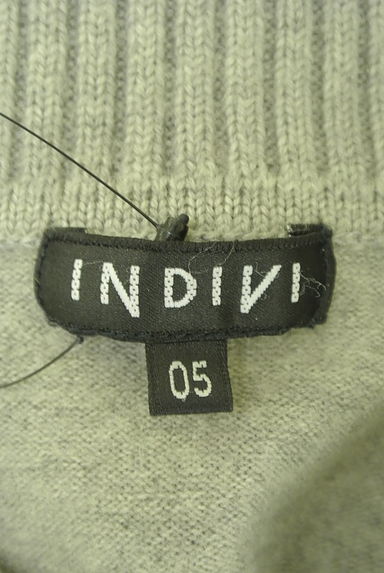 INDIVI（インディヴィ）の古着「七分袖コンパクトニットトップス（ニット）」大画像６へ