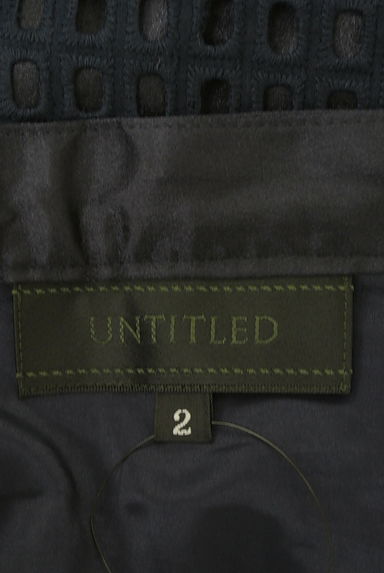 UNTITLED（アンタイトル）の古着「カットワークレース膝上スカート（スカート）」大画像６へ