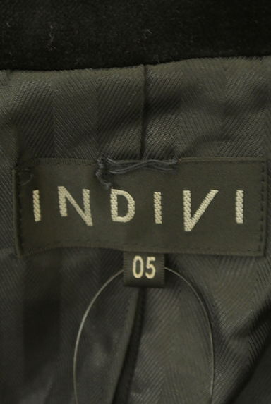INDIVI（インディヴィ）の古着「ベロアライクテーラードジャケット（ジャケット）」大画像６へ