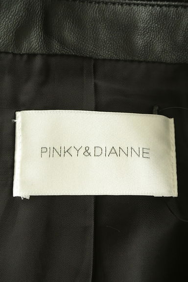 Pinky＆Dianne（ピンキー＆ダイアン）の古着「ラムレザーライダースジャケット（ブルゾン・スタジャン）」大画像６へ