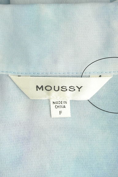 MOUSSY（マウジー）の古着「オープンカラータイダイ柄シフォンブラウス（ブラウス）」大画像６へ