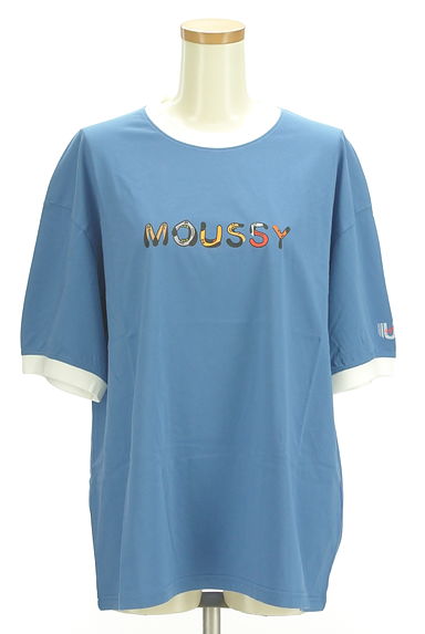 MOUSSY（マウジー）の古着「dogロゴプリントTシャツ（Ｔシャツ）」大画像１へ