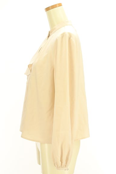 JILL by JILLSTUART（ジルバイジルスチュアート）の古着「フロントタックフリルカットソー（カットソー・プルオーバー）」大画像３へ
