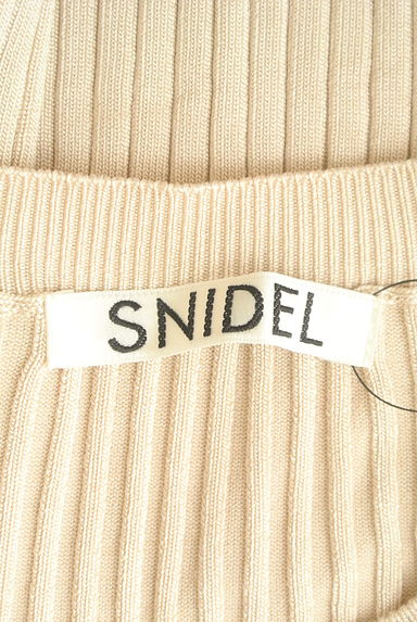 Snidel（スナイデル）の古着「５分袖リブニットトップス（ニット）」大画像６へ