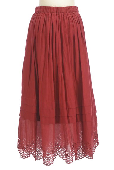SM2（サマンサモスモス）の古着「カットワーク刺繍スカラップロングスカート（ロングスカート・マキシスカート）」大画像２へ