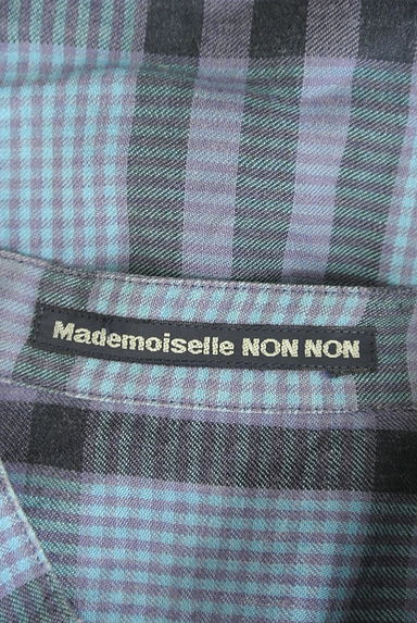 Mademoiselle NON NON（マドモアゼルノンノン）の古着「チャイナボタンバンドカラーシャツ（カジュアルシャツ）」大画像６へ