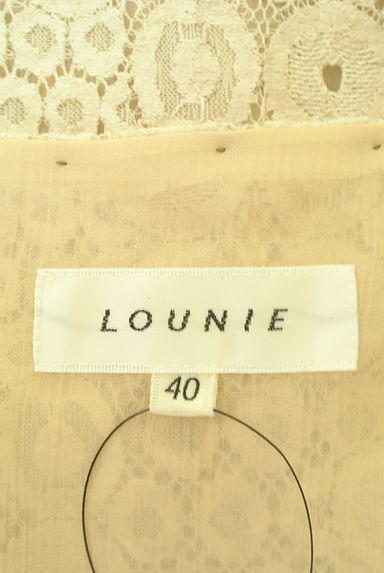 LOUNIE（ルーニィ）の古着「総レースカットソー（カットソー・プルオーバー）」大画像６へ