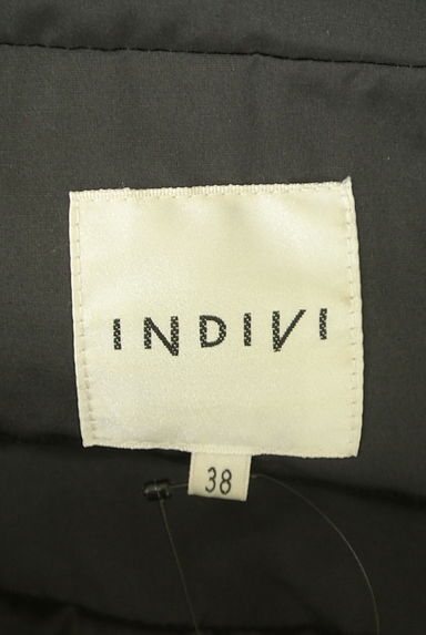 INDIVI（インディヴィ）の古着「ベルト付きフーディロングダウンコート（ダウンジャケット・ダウンコート）」大画像６へ