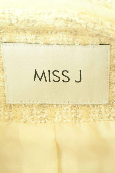 MISS J（ミスジェイ）の古着「フリンジラメツイードジャケット（ジャケット）」大画像６へ