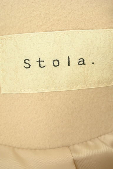 Stola.（ストラ）の古着「ウール混フーディロングコート（コート）」大画像６へ