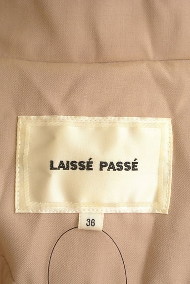 LAISSE PASSE（レッセパッセ）の古着「バックレースロングトレンチコート（トレンチコート）」大画像６へ