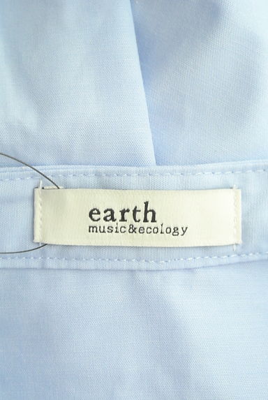 earth music&ecology（アースミュージック＆エコロジー）の古着「パールボタンバンドカラーシャツ（カジュアルシャツ）」大画像６へ