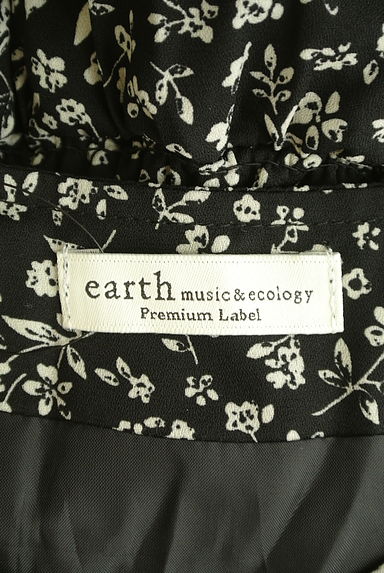 earth music&ecology（アースミュージック＆エコロジー）の古着「小花柄ロングシフォンワンピース（ワンピース・チュニック）」大画像６へ